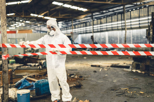 Professional Biohazard technician working in Worthington, IN